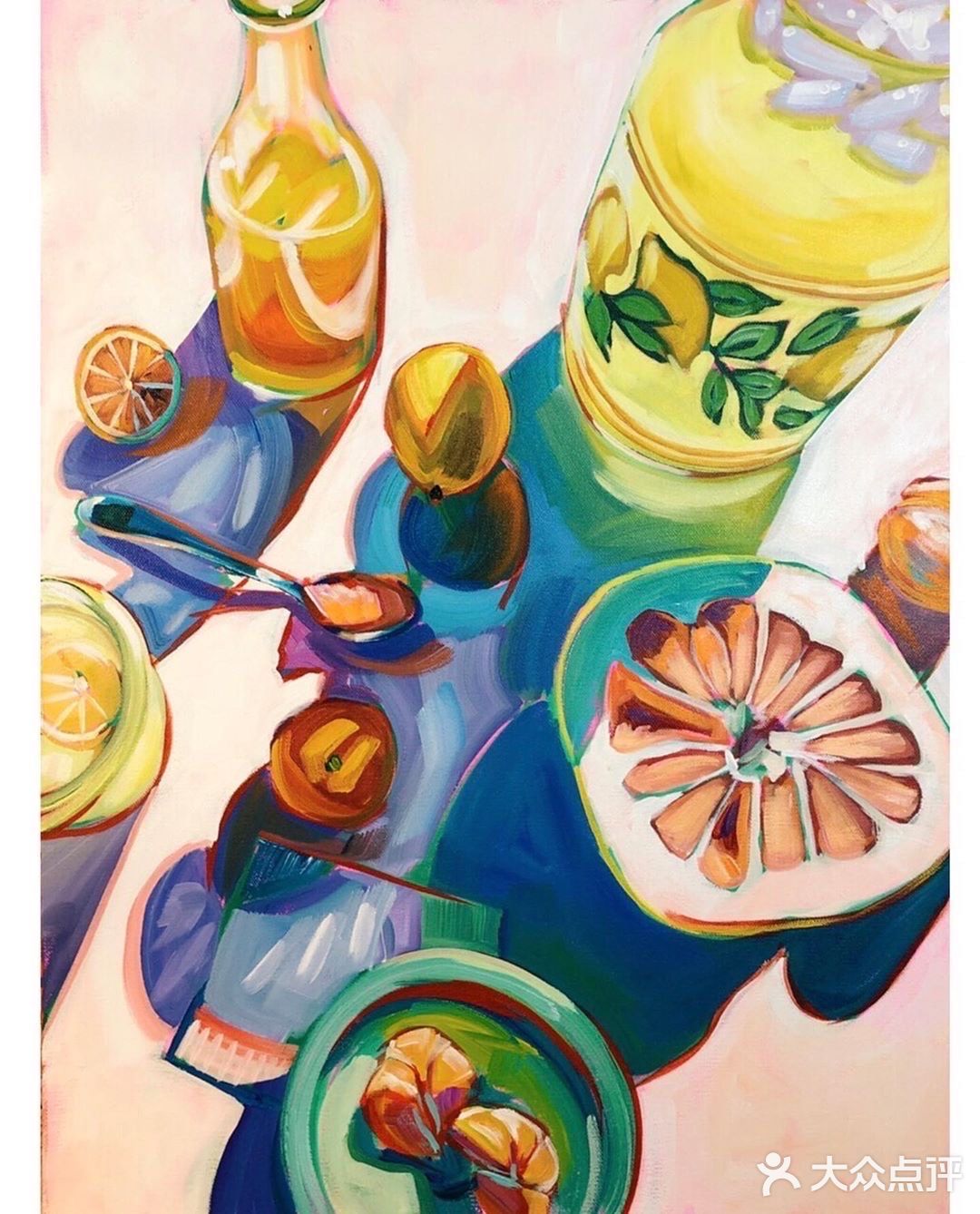 想要在静谧的午后☀️享受油画的美好～