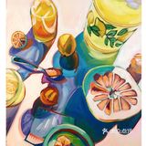 想要在静谧的午后☀️享受油画的美好～