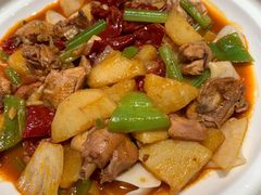 伊犁辣皮子烩大盘鸡-西贝(上海中心店)
