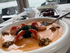 鹅肝鲜虾蒸蛋-悦湖公馆