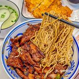 魔都ju好吃的猪三宝拌面