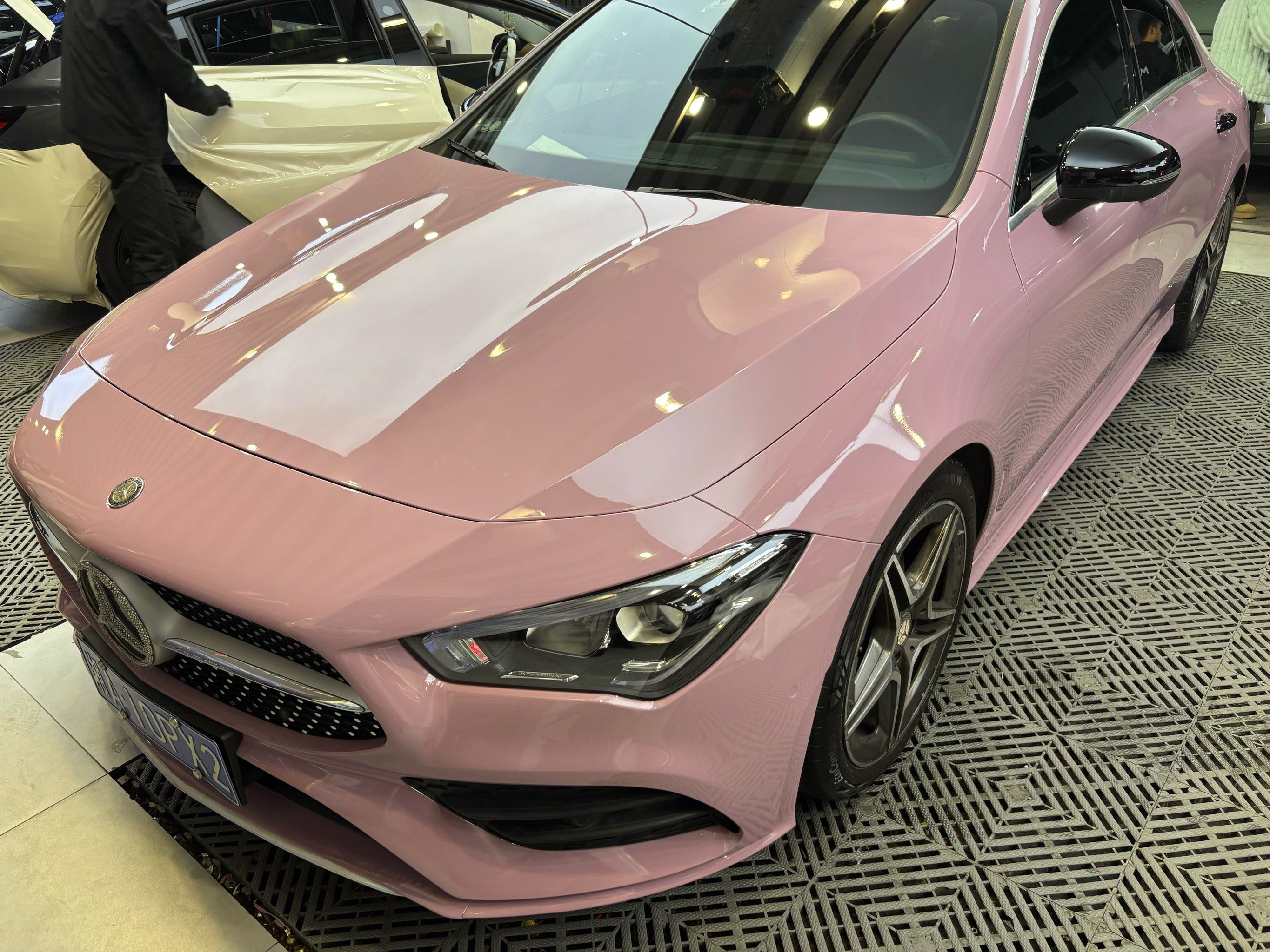 奔驰cla200 乌龙奶茶粉