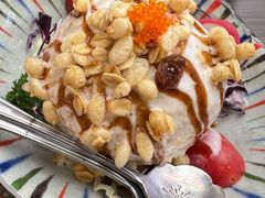 温泉蛋爆浆土豆泥-仙隐小鹿中华料理(南宁万象城店)