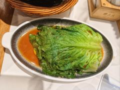 白灼生菜-馋三尺蟹粉小笼(人民广场店)