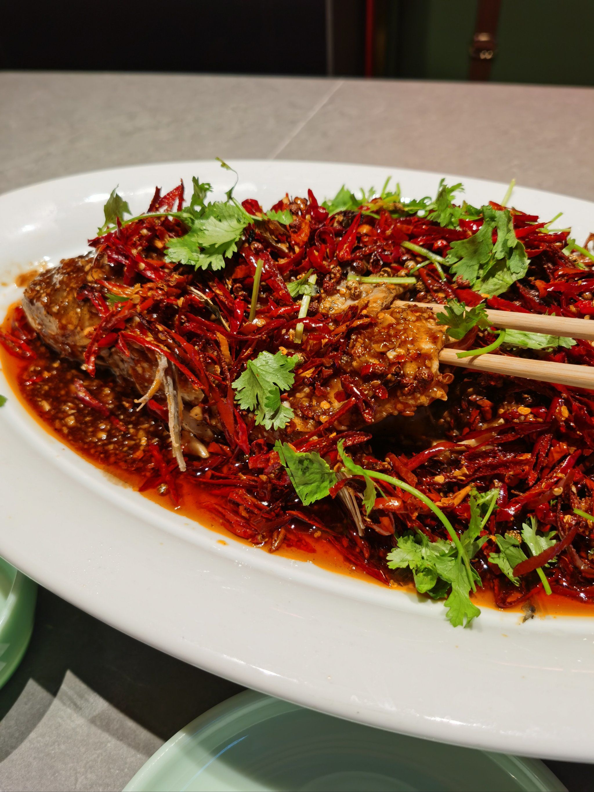 什一,这个饭店,徐州菜口味,有几个菜特别辣,辣子鸡