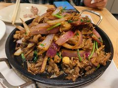平锅炒烤羊肉-老边饺子馆(金源店)