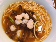招牌虾爆膳面-奎元馆.百年奎元.非遗传承(西湖边的解放路店)