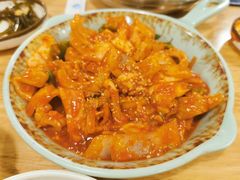 泡菜炒鱿鱼-쌍화점 霜花店·朝鲜族料理(徐家汇店)