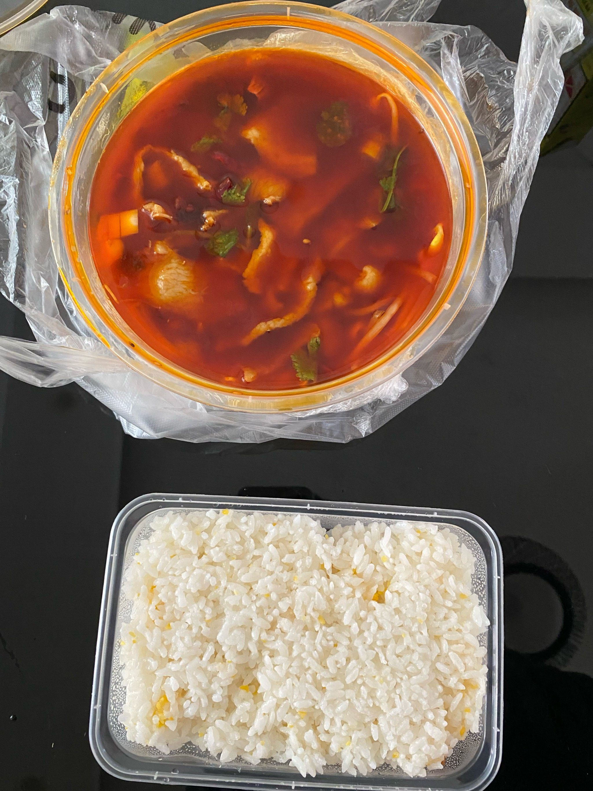 今日份外卖,水煮肉片