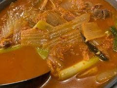 泡菜脊骨锅-包装马车·韩国料理·포장마차