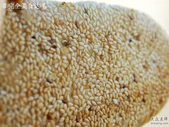 甜咸烧饼的芝麻细节-松柏园(勒泰店)