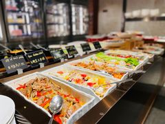 自助取餐区-包头茂业万豪酒店贡厨西餐厅