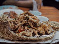 椒盐蘑菇-兄弟江湖东北老菜(三井街道店)