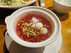 酒酿圆子核桃羹-乐忻皇朝(上海中心大厦店)