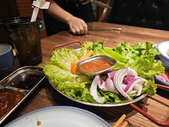 -明洞阿姨·韩式酱蟹烤肉·创意料理(三元桥店)