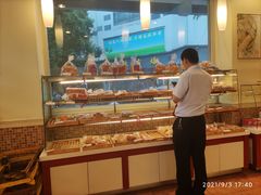 面包甜点陈列柜-长发西饼(道前店)