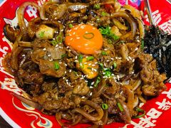 爆炒黑椒牛五花饭-仙隐小鹿中華の日料(荣民龙首广场店)