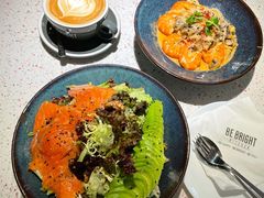 芝士蘑菇鲜虾意大利面-BE BRIGHT KITCHEN(正佳广场店)