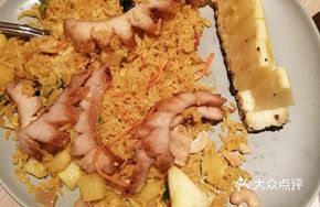 Pineapple Pork Neck Fried Rice