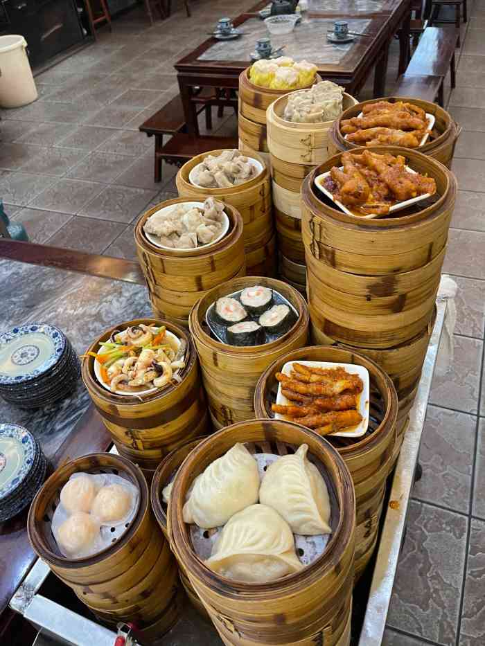 安德利客家茶楼-"首先说下,我来吃早茶的,2个人,店里人也.