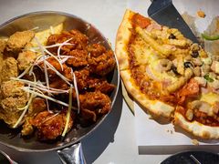 垃圾桶披萨-MI WU FACTORY米屋美食工厂餐厅(绿地店)