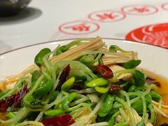 鲜腐竹拌豆苗-阿五黄河大鲤鱼(纬三路店)