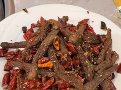 干煸牦牛肉丝-草原三宝汤锅