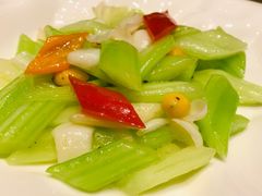 西芹山药红珊蚌-望乡楼上海菜(日月光店)