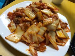 辣白菜炒五花肉-屋里家延边朝鲜族冷面(南园店)