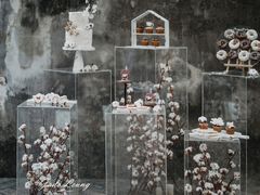 棉花婚礼甜品台-森之烘焙.蛋糕.甜品台定制(番禺万博店)