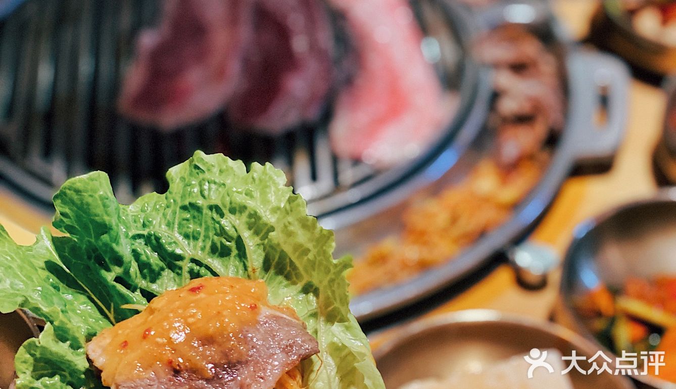 韩式烤肉🥩出来混总是要胖的！今天的胃是128g