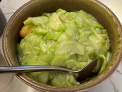 白玉丝瓜油条-福巷湘食小馆·猛火现炒(上海首店)