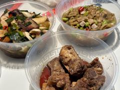 笋干毛豆肉丁-老太婆饭店(新富路店)