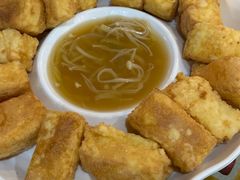 炸豆腐-台山美食一绝阿四台山黄鳝饭(阿四创作店)
