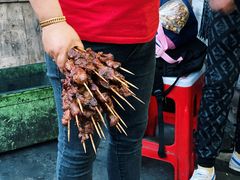 -劳动公园新疆人烤腰子