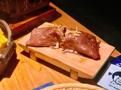 火男和牛榴莲握-今崎烧·关西寿喜烧专门店(永庆坊店)