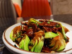 菜梗炒猪肝-菲乐餐厅(三十年经营·湖滨路店)