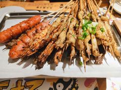 烤羔羊肉串-木屋烧烤(西南角店)