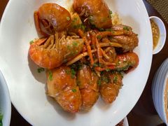 OK酱炒罗氏虾-香山家宴