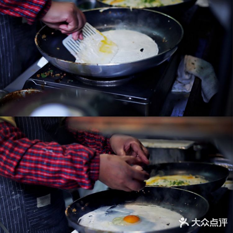 「定兴路网红软蛋饼 藏在巷子里的美食 小时候的回忆」