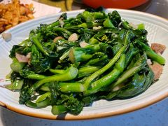 油渣炒菜心-秋色客家菜(流塘店)