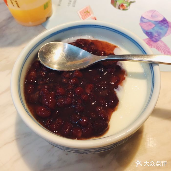 大良红豆双皮奶