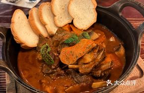 French Red Wine Braised Venison Steak