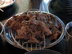 铝盆牛五花-包装马车·韩国料理·포장마차