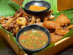 烤猪皮拼烤五花-多哥水傣味餐厅(司马巷店)