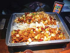 双拼口味宫保鸡丁烤鱼-锦尚阁烤鱼(望京新荟城店)