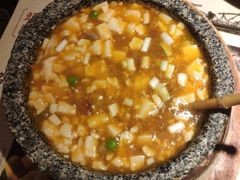 鸡汤虾仁豆腐-绿茶餐厅(燕郊永旺店)