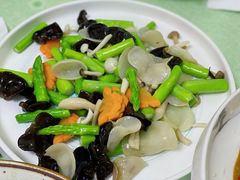芦笋双菇爆秋耳-南山酒肆(南山董事绘店)