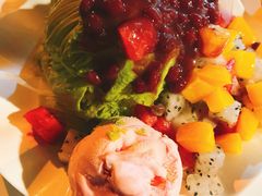 红豆抹茶绵绵冰-二斗栗子(西湖道店)