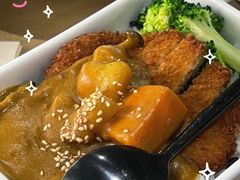 咖喱炸鸡排饭-本处·素食·融合料理(南油店)